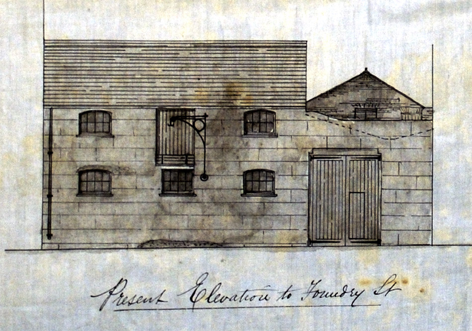 Elevation of Walter & Lynn’s stables prior to redevelopment