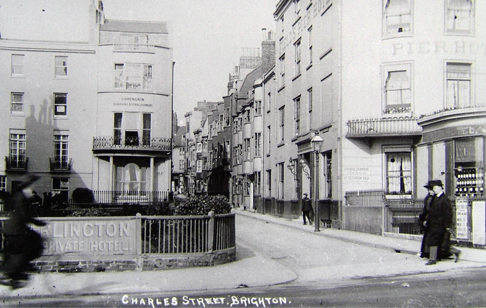 View of Charles Street on Marine Parade, c. 1920.